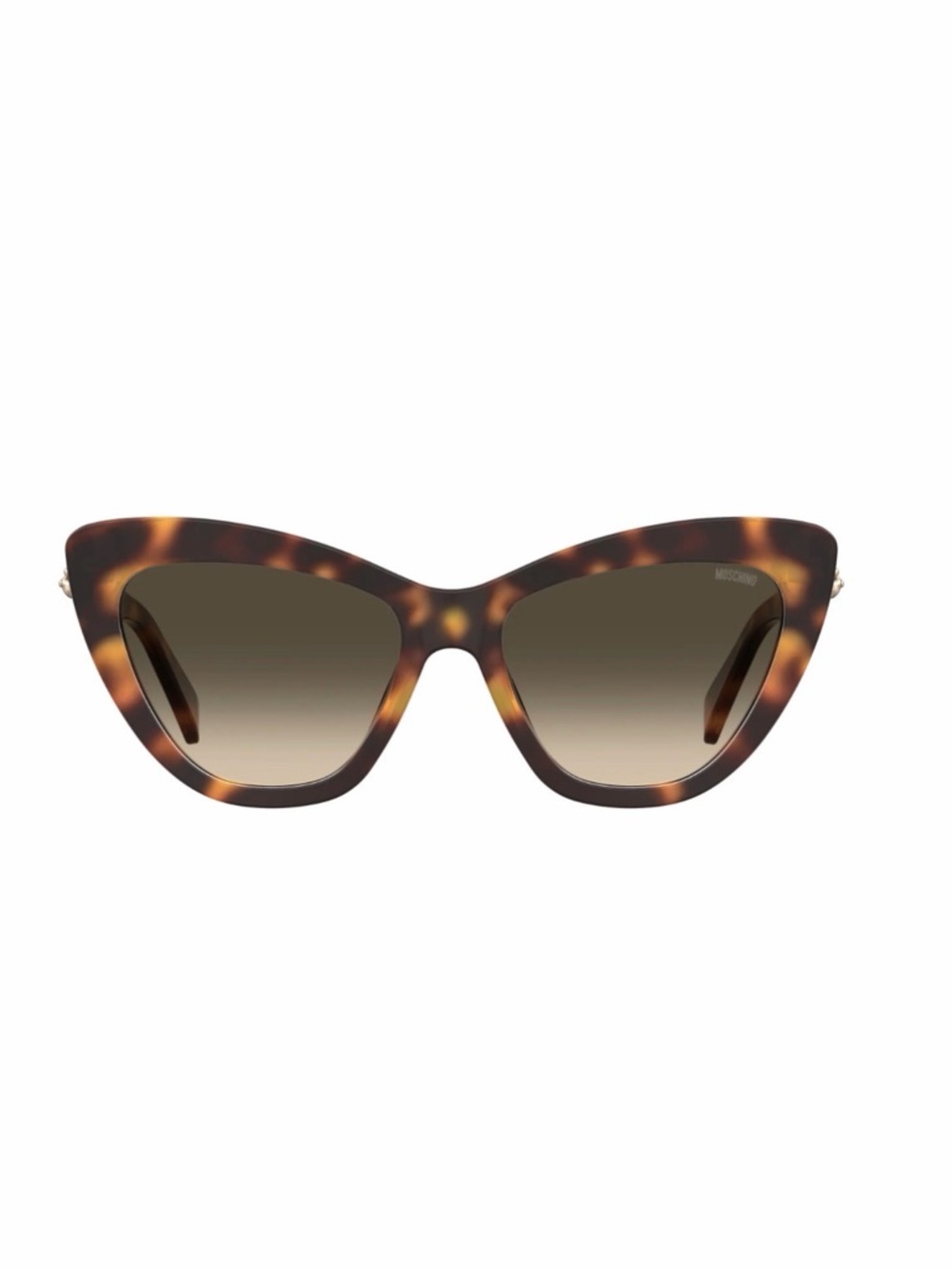 Moschino 54mm Gradient Cat Eye Sunglasses Havana